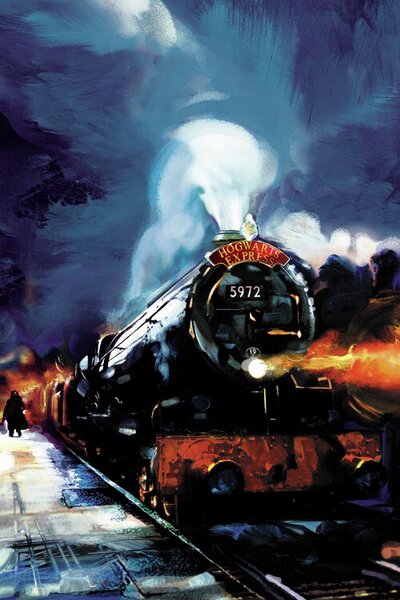 Umelecká tlač Harry Potter - Hogwarts Express, (26.7 x 40 cm)