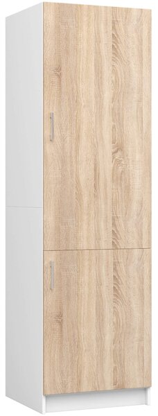 Ak furniture Skriňa na vstavanú chladničku S 60cm Artus biela/sonoma