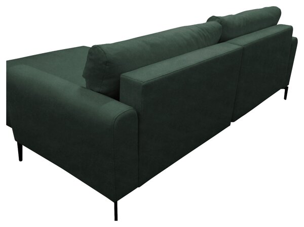 ROHOVÁ SEDAČKA, textil, tmavozelená MID.YOU - Sedačky, Online Only