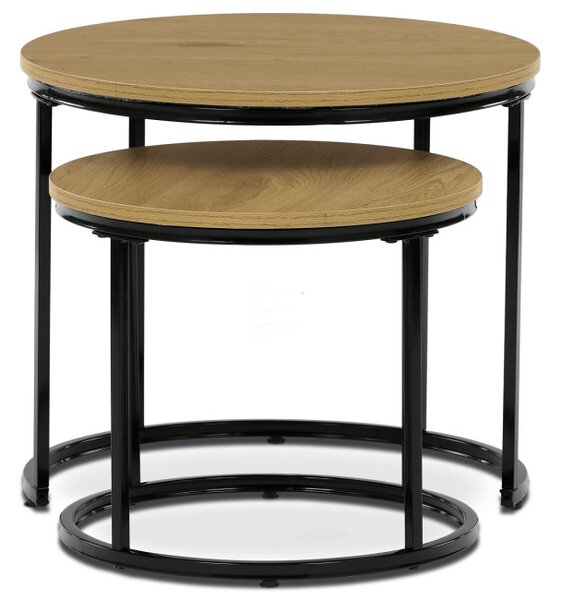 Sada 2 konferenčných stolíkov CT-G1145 OAK