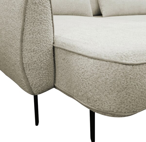 ROHOVÁ SEDAČKA, textil, krémová MID.YOU - Sedačky, Online Only