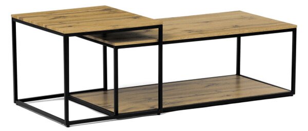 Sada 2 konferenčných stolíkov CT-X7123 OAK