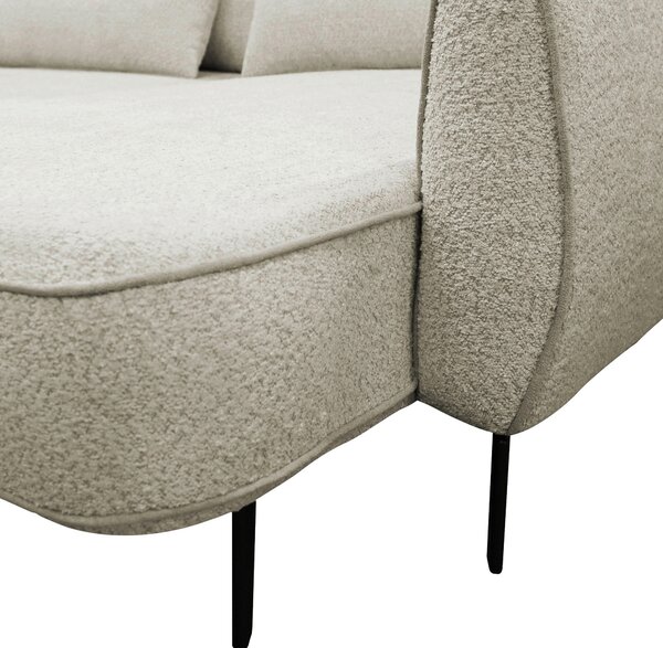 ROHOVÁ SEDAČKA, textil, krémová MID.YOU - Sedačky, Online Only