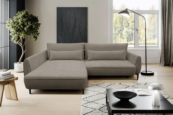 ROHOVÁ SEDAČKA, textil, béžová MID.YOU - Sedačky, Online Only