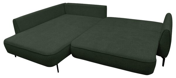 ROHOVÁ SEDAČKA, textil, tmavozelená MID.YOU - Sedačky, Online Only