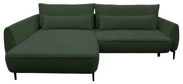 ROHOVÁ SEDAČKA, textil, tmavozelená MID.YOU - Sedačky, Online Only