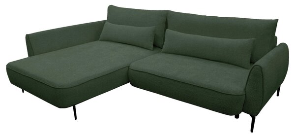 ROHOVÁ SEDAČKA, textil, tmavozelená MID.YOU - Sedačky, Online Only
