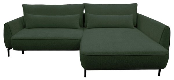 ROHOVÁ SEDAČKA, textil, tmavozelená MID.YOU - Sedačky, Online Only