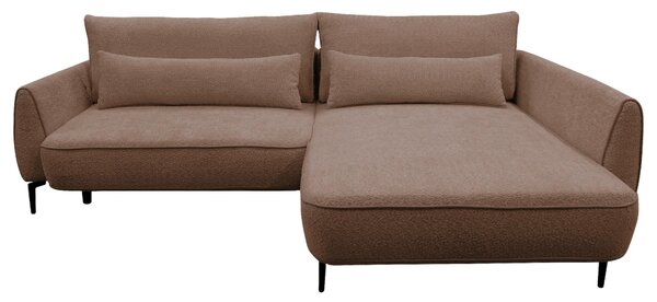 ROHOVÁ SEDAČKA, textil, hnedá MID.YOU - Sedačky, Online Only