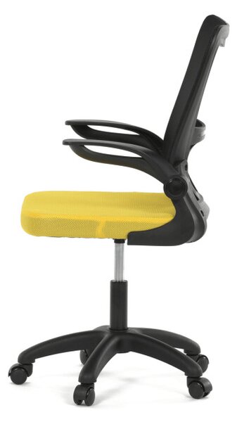 Detská otočná stolička žltá KA-K2006 YEL