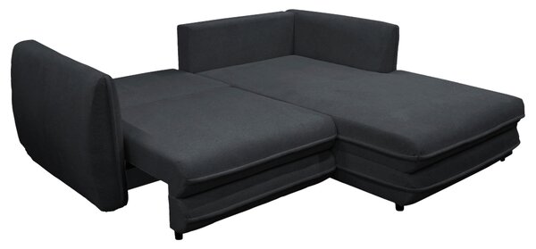 ROHOVÁ SEDAČKA, textil, čierna MID.YOU - Sedačky, Online Only