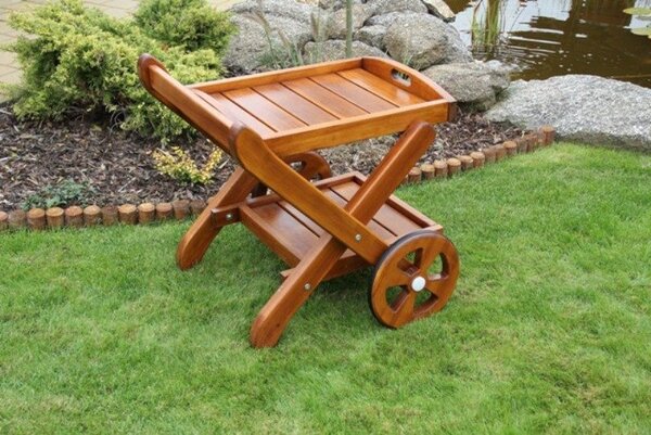 Záhradný servírovací vozík