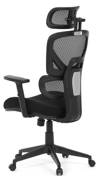 Kancelárska stolička čierna KA-Q8203 BK