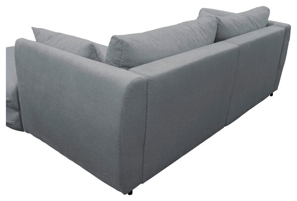 ROHOVÁ SEDAČKA, textil, sivá MID.YOU - Sedačky, Online Only