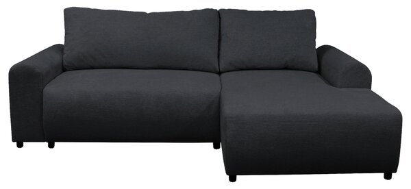 ROHOVÁ SEDAČKA, textil, čierna MID.YOU - Sedačky, Online Only