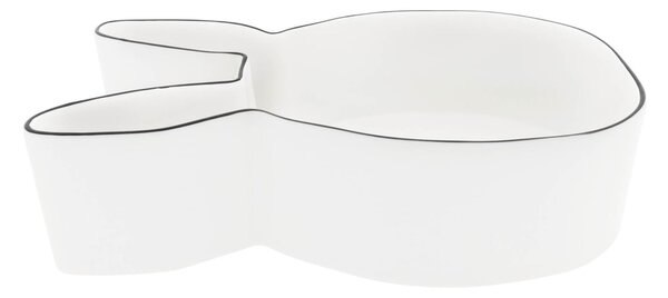 Keramická miska v tvare zajačika 30 cm