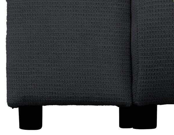 ROHOVÁ SEDAČKA, textil, čierna MID.YOU - Sedačky, Online Only