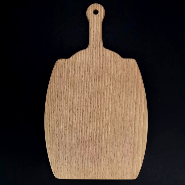 AMADEA Drevená doštička v tvare suda, masívne drevo, 25x14,6x1,1 cm