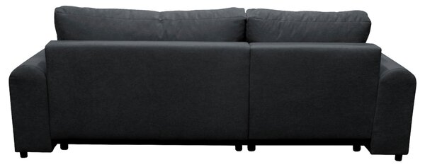 ROHOVÁ SEDAČKA, textil, čierna MID.YOU - Sedačky, Online Only