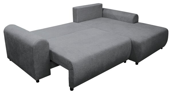 ROHOVÁ SEDAČKA, textil, sivá MID.YOU - Sedačky, Online Only