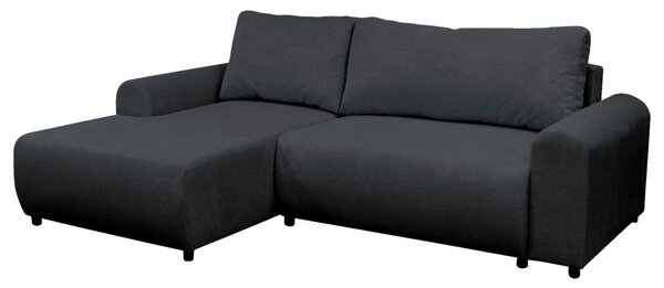 ROHOVÁ SEDAČKA, textil, čierna MID.YOU - Sedačky, Online Only