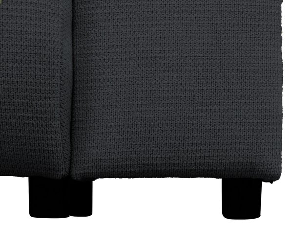 ROHOVÁ SEDAČKA, textil, čierna MID.YOU - Sedačky, Online Only