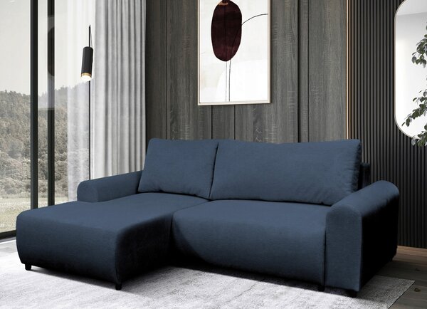 ROHOVÁ SEDAČKA, textil, tmavomodrá MID.YOU - Sedačky, Online Only