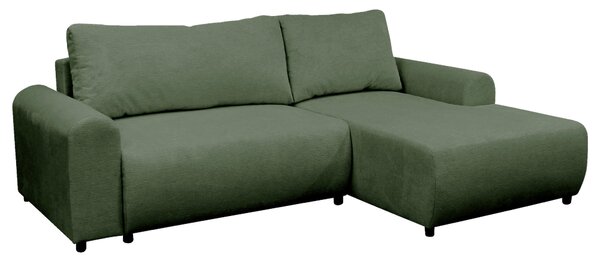 ROHOVÁ SEDAČKA, textil, zelená MID.YOU - Sedačky, Online Only