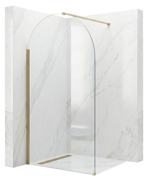 Rea Heaven, sprchová zástena Walk-in, 90 cm, zlatá matná, REA-K6685