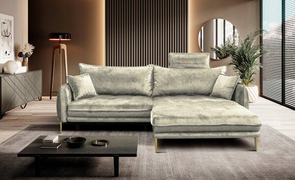 ROHOVÁ SEDAČKA, textil, krémová MID.YOU - Sedačky, Online Only