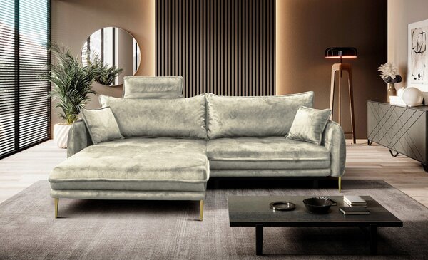 ROHOVÁ SEDAČKA, textil, krémová MID.YOU - Sedačky, Online Only