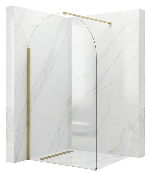 Rea Heaven, sprchová zástena Walk-in, 120 cm, zlatá matná, REA-K6682