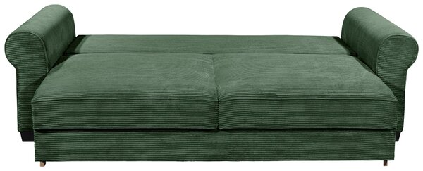 ROZKLADACIA POHOVKA, textil, tmavozelená MID.YOU - Sedačky