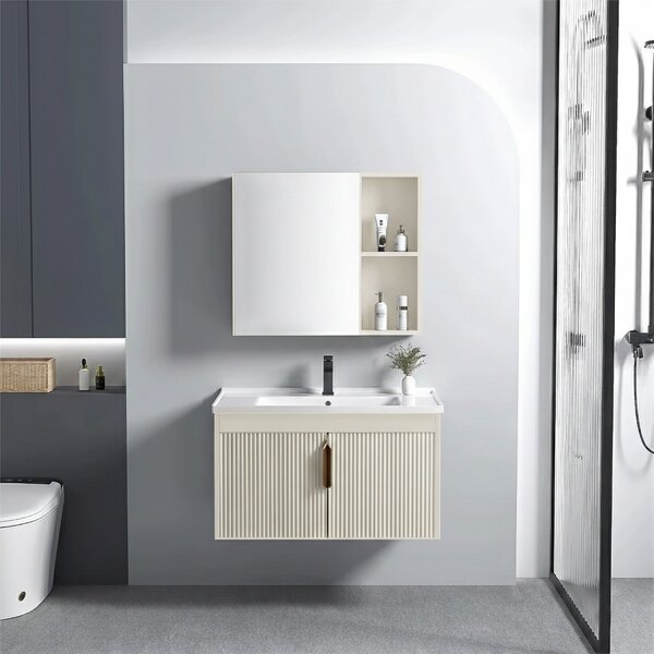 Súprava kúpeľňového nábytku s umývadlom Astor 60 cm Beige