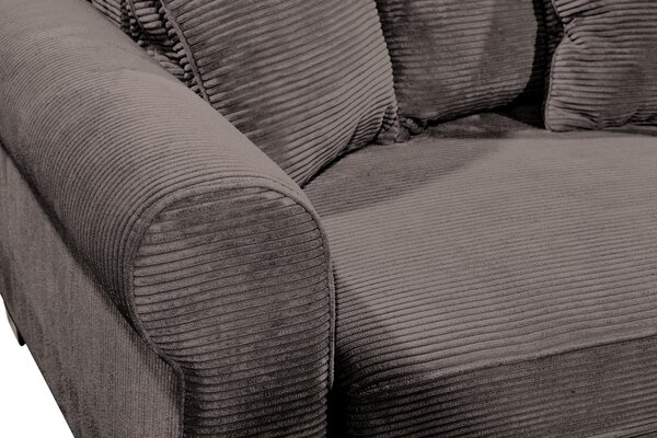 ROHOVÁ SEDAČKA, textil, hnedá MID.YOU - Sedačky, Online Only