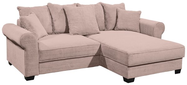 ROHOVÁ SEDAČKA, textil, ružová MID.YOU - Sedačky, Online Only