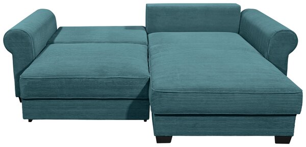 ROHOVÁ SEDAČKA, textil, azúrovomodrá MID.YOU - Sedačky, Online Only