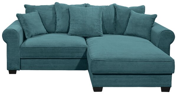 ROHOVÁ SEDAČKA, textil, azúrovomodrá MID.YOU - Sedačky, Online Only