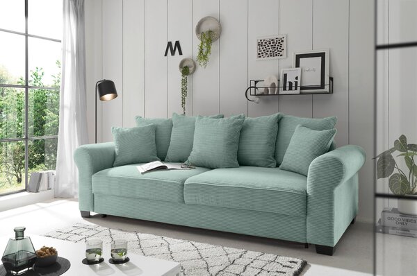 ROZKLADACIA POHOVKA, textil, šalviovozelená MID.YOU - Sedačky, Online Only