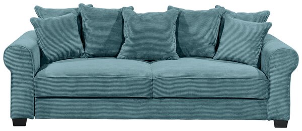 ROZKLADACIA POHOVKA, textil, azúrovomodrá MID.YOU - Sedačky, Online Only