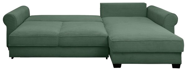 ROHOVÁ SEDAČKA, textil, tmavozelená MID.YOU - Sedačky, Online Only