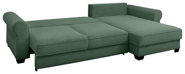 ROHOVÁ SEDAČKA, textil, tmavozelená MID.YOU - Sedačky, Online Only