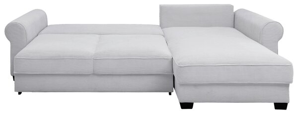 ROHOVÁ SEDAČKA, textil, svetlosivá MID.YOU - Sedačky, Online Only