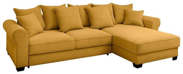 ROHOVÁ SEDAČKA, textil, žltá MID.YOU - Sedačky, Online Only
