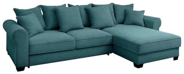 ROHOVÁ SEDAČKA, textil, azúrovomodrá MID.YOU - Sedačky, Online Only