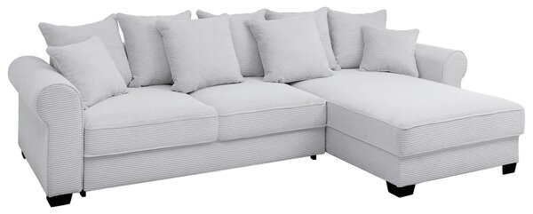 ROHOVÁ SEDAČKA, textil, svetlosivá MID.YOU - Sedačky, Online Only