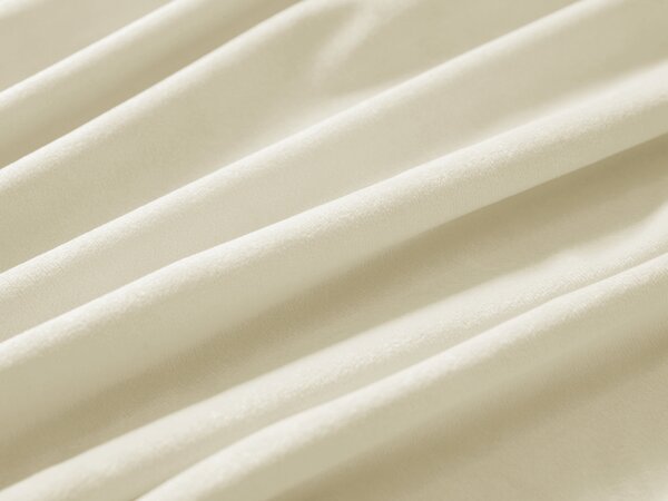Biante Zamatový obdĺžnikový obrus Velvet Premium SVP-003 Smotanový 50x100 cm