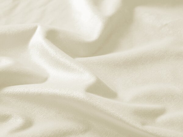 Biante Zamatový obdĺžnikový obrus Velvet Premium SVP-003 Smotanový 50x100 cm
