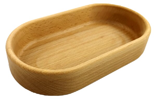 AMADEA Drevená miska ovál, masívne drevo, rozmer 22x12x4, 5 cm