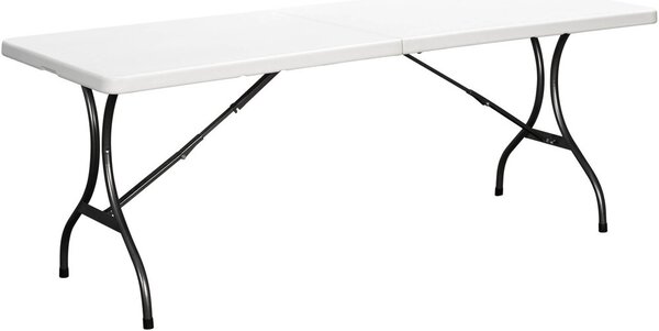 Skladací stôl CATERING oceľ / plast Rojaplast 244x76x72 cm